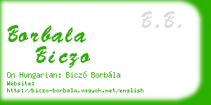 borbala biczo business card