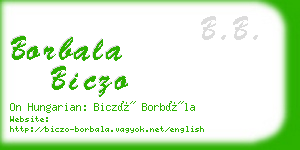 borbala biczo business card